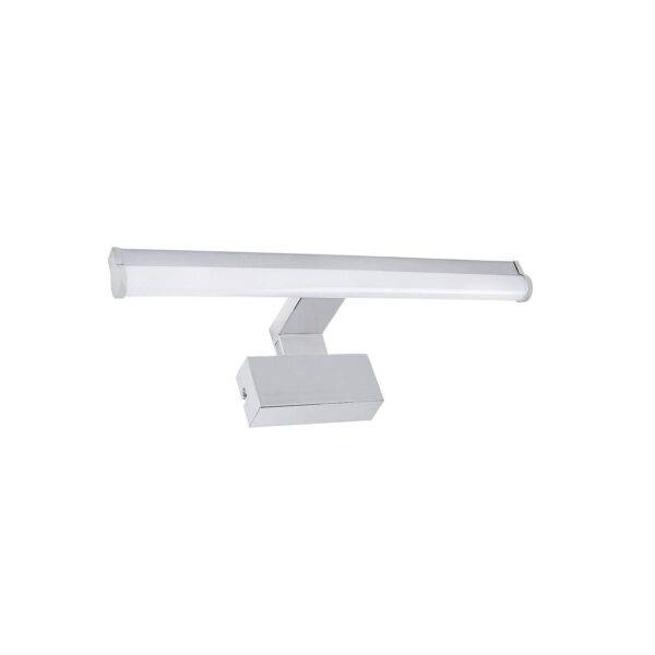 Adeleq LED ΦΩΤΙΣΤ.ΛΟΥΤΡΟΥ ΣΤΡΟΓΓΥΛΟ ΑΛΟΥΜΙΝΙΟ&PC 80cm 12WIP44 CCTΣΑΤΙΝΕ 3-08012866