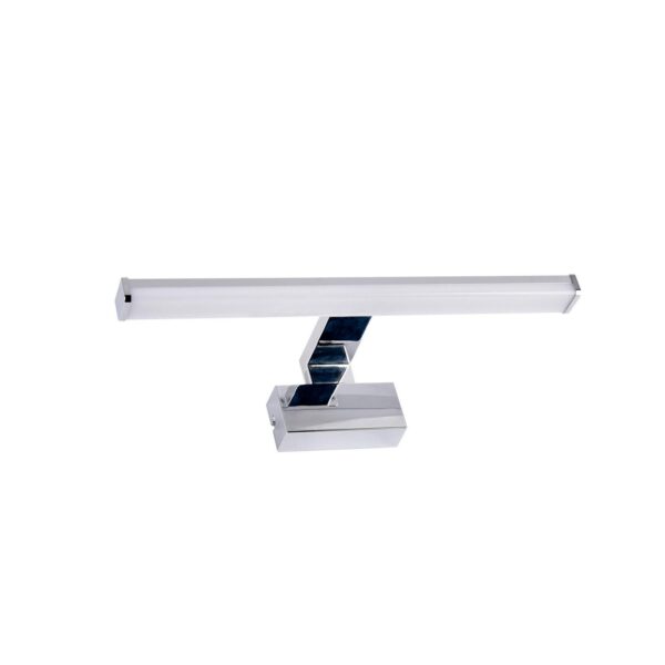 Adeleq LED ΦΩΤΙΣΤΙΚΟ ΛΟΥΤΡΟΥ ΑΛΟΥΜΙΝΙΟ&PC 80cm 12W IP44CCT ΧΡΩΜΙΟ 3-801286