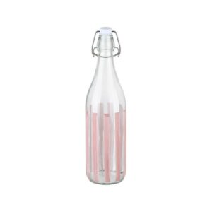 Estia Μπουκάλι Νερού Γυάλινο Ligne 1000ml Ροζ 01-39615 - Image 3