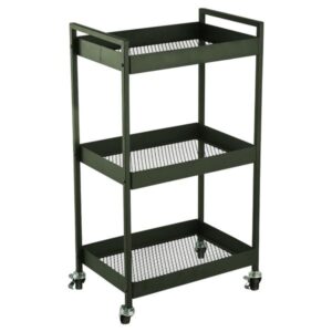 Estia Τρόλεϊ Οργάνωσης Modus Με 3 Ράφια 43.5x30.5x79.5cm Olive 01-39738