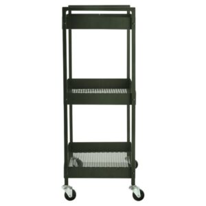 Estia Τρόλεϊ Οργάνωσης Modus Με 3 Ράφια 43.5x30.5x79.5cm Olive 01-39738 - Image 2