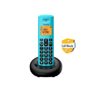 Alcatel Ασύρματο Τηλέφωνο Με Δυνατότητα Αποκλεισμού Κλήσεων E260 EWE Μπλε 010072