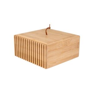 Estia Κουτί Αποθήκευσης Και Οργάνωσης 15x15x7cm Bamboo Essentials 02-13103 - Image 4