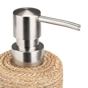 Estia Αντλία Σαπουνιού Nautica Ρητίνης 350ml Φ7.5x17cm Μπεζ 02-34641 - Image 2
