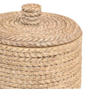 Estia Δοχείο Για Βαμβάκι Nautica Ρητίνης Φ10xΥ10cm Μπεζ 02-34689 - Image 2