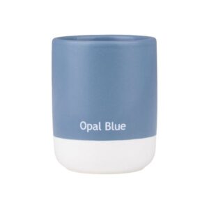 Estia Ποτηράκι Μπάνιου Tone Lab Κεραμικό Φ8.1xY10.2cm Opal Blue 02-40185
