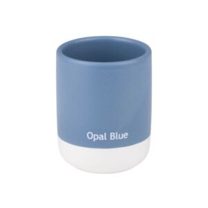 Estia Ποτηράκι Μπάνιου Tone Lab Κεραμικό Φ8.1xY10.2cm Opal Blue 02-40185 - Image 2
