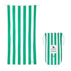 Dock And Bay Πετσέτα Θαλάσσης Μικροινών XL 200x90εκ Quickdry Cancun Green 5060668831069