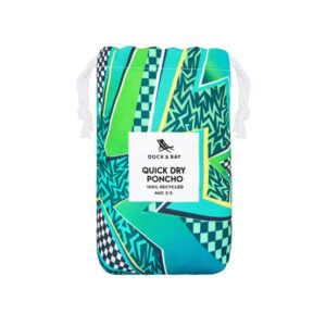 Dock And Bay Παιδικό Πόντσο 6-10 Ετών 75x55cm Quickdry - Microfiber Μικροινών Tide Skater 5061011625458 - Image 4