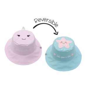 FlapJackKids Καπέλο Διπλής Όψης UPF 50+ 4-6 Ετών Narwhal - Starfish FJKSH810L