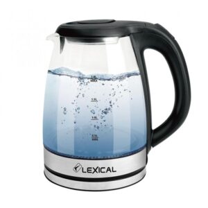 Lexical Ηλεκτρικός Βραστήρας 1.8L 1500W Μαύρο-Inox LEK-1407