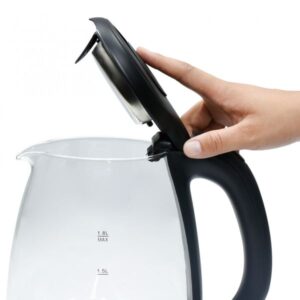 Lexical Ηλεκτρικός Βραστήρας 1.8L 1500W Μαύρο-Inox LEK-1407 - Image 3