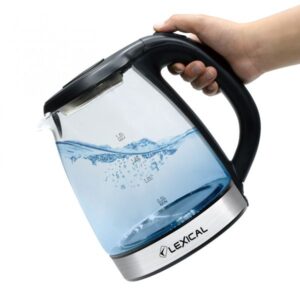 Lexical Ηλεκτρικός Βραστήρας 1.8L 1500W Μαύρο-Inox LEK-1407 - Image 2