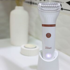 Zilan Ξυριστική Μηχανή - Τρίμερ Επαναφορτιζόμενη 3 Σε 1 Λευκή ZLN8740 - Image 4