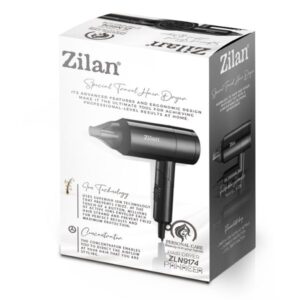 Zilan Σεσουάρ Μαλλιών Με Σύστημα Ιονισμού 1800W Μαύρο ZLN9174 - Image 4