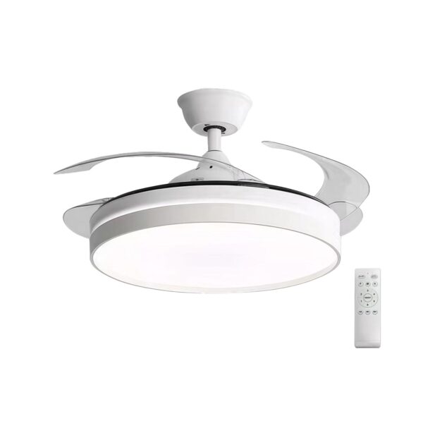 Adeleq ΑΝΕΜΙΣΤΗΡΑΣ ΟΡΟΦΗΣ Φ106cm DC32W LED 36W CCT PC ΜΕ ΤΗΛ/ΡΙΟ ΑΣΠΡΟΣ 18-570