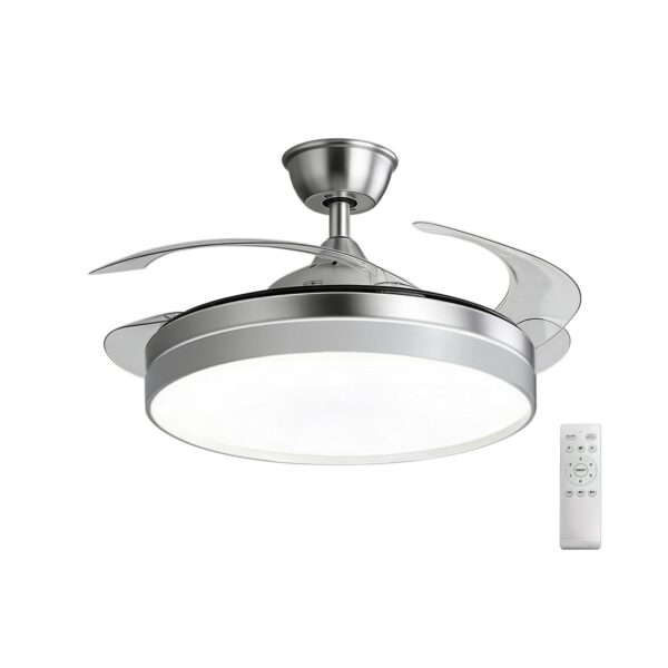 Adeleq ΑΝΕΜΙΣΤΗΡΑΣ ΟΡΟΦΗΣ Φ106cm DC32W LED 36W CCT PC ΜΕ ΤΗΛ/ΡΙΟ ΣΑΤΙΝΕ 18-5766