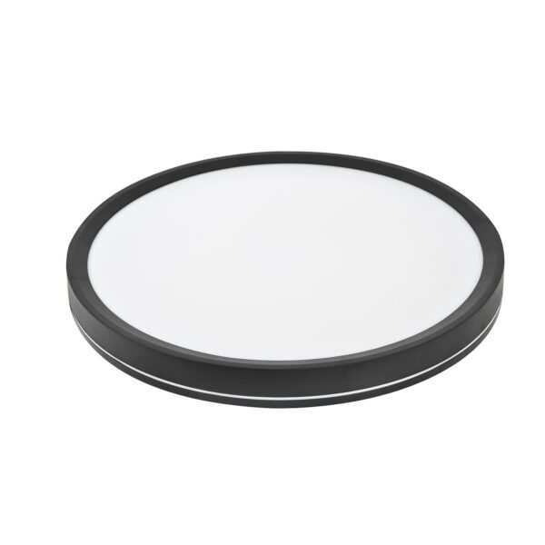 Adeleq LED ΠΛΑΦΟΝΙΕΡΑ PC SIDELIT 300mm 32W CCT IP40 ΜΑΥΡΗ 21-303281