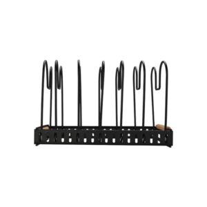 Estia Θήκη Με 10 Διαχωριστικά Bamboo Essentials Μεταλλική Με Χερούλι 30.5x17.7x19cm Μαύρη 01-29890 - Image 2