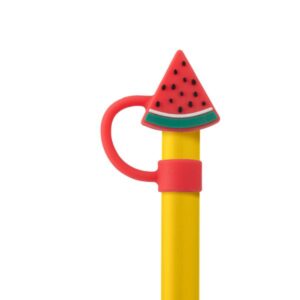 Estia Κάλυμμα - Καπάκι Για Καλαμάκι Straw Tumbler Καρπούζι Κόκκινο 01-40987