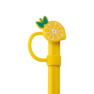 Estia Κάλυμμα - Καπάκι Για Καλαμάκι Straw Tumbler Λεμόνι Κίτρινο 01-41007