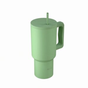 Estia Θερμός Ποτήρι Straw Tumbler XL 900ml Save The Aegean Pine 01-41502 - Image 2