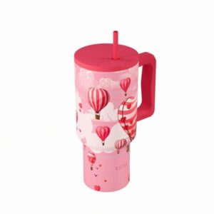 Estia Θερμός Ποτήρι Straw Tumbler XL 900ml Save The Aegean Love Ascend 01-41533 - Image 2