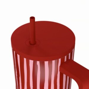 Estia Θερμός Ποτήρι Straw Tumbler XL 900ml Save The Aegean Viva Stripe 01-41564 - Image 3