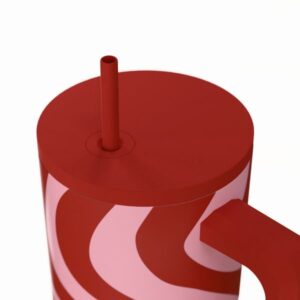 Estia Θερμός Ποτήρι Straw Tumbler XL 900ml Save The Aegean Coral Waves 01-41588 - Image 3