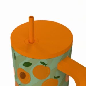 Estia Θερμός Ποτήρι Straw Tumbler XL 900ml Save The Aegean Peach Garden 01-41632 - Image 3