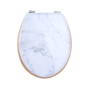 Estia Καπάκι Λεκάνης Marble 36x43x3.5cm Όψη Μαρμάρου 02-21825 - Image 3