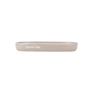 Estia Δίσκος Οργάνωσης Μπάνιου Tone Lab 18x9.5x2.3cm Κεραμικός Stone Clay 02-40239 - Image 2