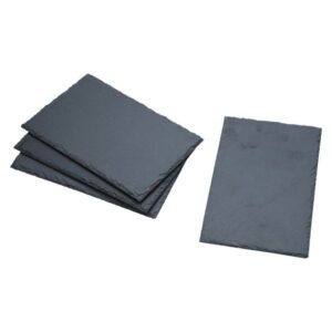 Estia Πλατώ Σερβιρίσματος Σχιστόλιθου 22x14cm Σετ 4Τμχ 07-24086