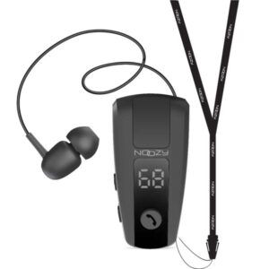 Noozy Handsfree Bluetooth Roller V.5.2 BH69 Mε LED Οθόνη Δόνηση Kαι Strap Λαιμού Μαύρο 110733