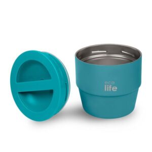 Ecolife Φαγητοδοχείο Θερμός 750ml Ανοξείδωτο Διπλού Τοιχώματος Πετρόλ 33-BO-9065 - Image 3