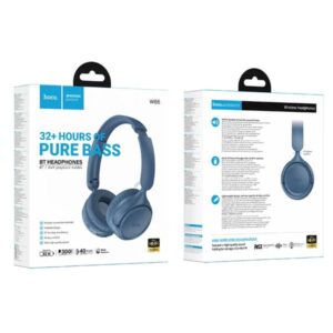 Hoco Ακουστικά Ασύρματα W66 Wave Bluetooth v5.4 300mAh Με Μικρόφωνο Μπλε 663120 - Image 3