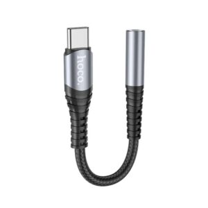 Hoco Αντάπτορας USB-C Σε 3.5mm Θηλυκό Μεταλλικό LS33 Γκρι 761163 - Image 6