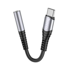 Hoco Αντάπτορας USB-C Σε 3.5mm Θηλυκό Μεταλλικό LS33 Γκρι 761163 - Image 5