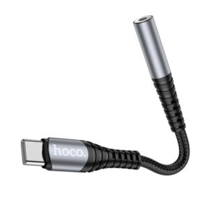 Hoco Αντάπτορας USB-C Σε 3.5mm Θηλυκό Μεταλλικό LS33 Γκρι 761163 - Image 4