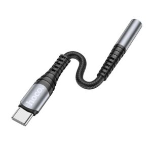 Hoco Αντάπτορας USB-C Σε 3.5mm Θηλυκό Μεταλλικό LS33 Γκρι 761163 - Image 3
