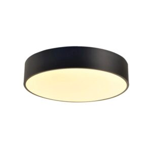 Aca Φωτιστικό Οροφής - Πλαφονιέρα LED 50W 4800LM CCT Φ50xY10cm Μεταλλικό Optimus Μαύρο HM29LEDC50BKCCT
