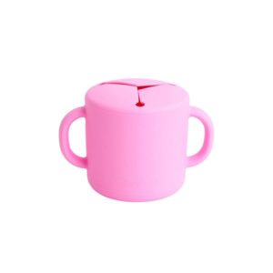 Zingies Ποτηράκι Σιλικόνης Για Σνακ 370ml Ringo Ροζ RINGO-PN