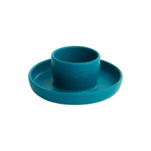 Zingies Πιατάκι - Θήκη Σιλικόνης Για 1 Αυγό Angie Φ10xY3.5cm Teal ANGIE-TL - Image 2