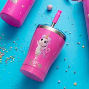 Nava Θερμός - Κούπα Με Ανοξείδωτο Καλαμάκι We Care 400ml Pink Unicorn 10-016-131 - Image 2