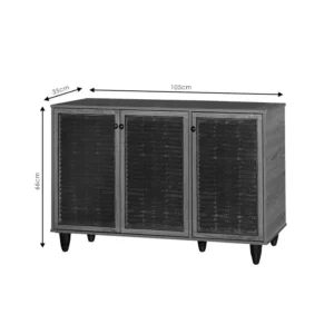 Pakoworld Παπουτσοθήκη - Ντουλάπι Ronan 105x35x66cm Φυσικό 249-000005 - Image 4