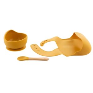 Zingies Σετ Φαγητού Σιλικόνης Bowie 3 Τεμαχίων Mango BOWIE-MG - Image 2