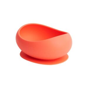 Zingies Μπωλ Σιλικόνης Με Βάση Βεντούζας Julio 440ml Πορτοκαλί JULIO-RD