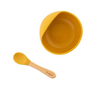 Zingies Σετ Φαγητού Σιλικόνης Ziggy 2 Τεμαχίων Mango ZIGGY-MG - Image 3