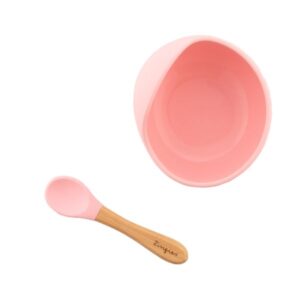 Zingies Σετ Φαγητού Σιλικόνης Ziggy 2 Τεμαχίων Pink ZIGGY-PN - Image 3