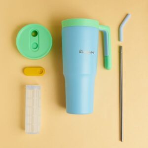 Zingies Ποτήρι Tumbler Θερμός Yuki Ανοξείδωτο 1180ml / 40 oz Ocean YUKI-OC40 - Image 2